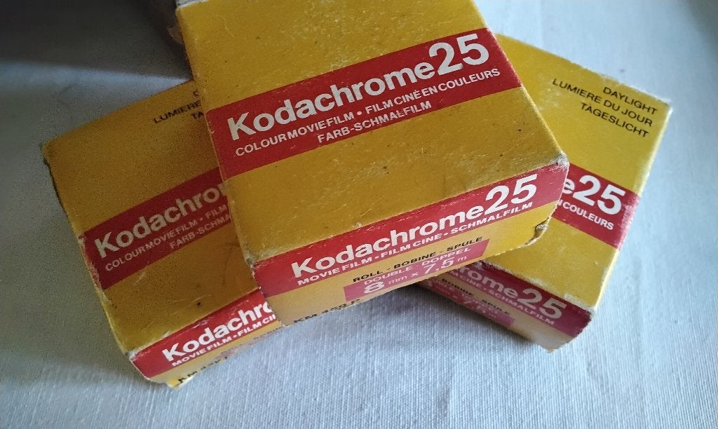 Kodachrome 25 Dubbel 8 (8mm) Film Ongebruikt (1982) PER STUK, Ophalen of Verzenden, 8mm film