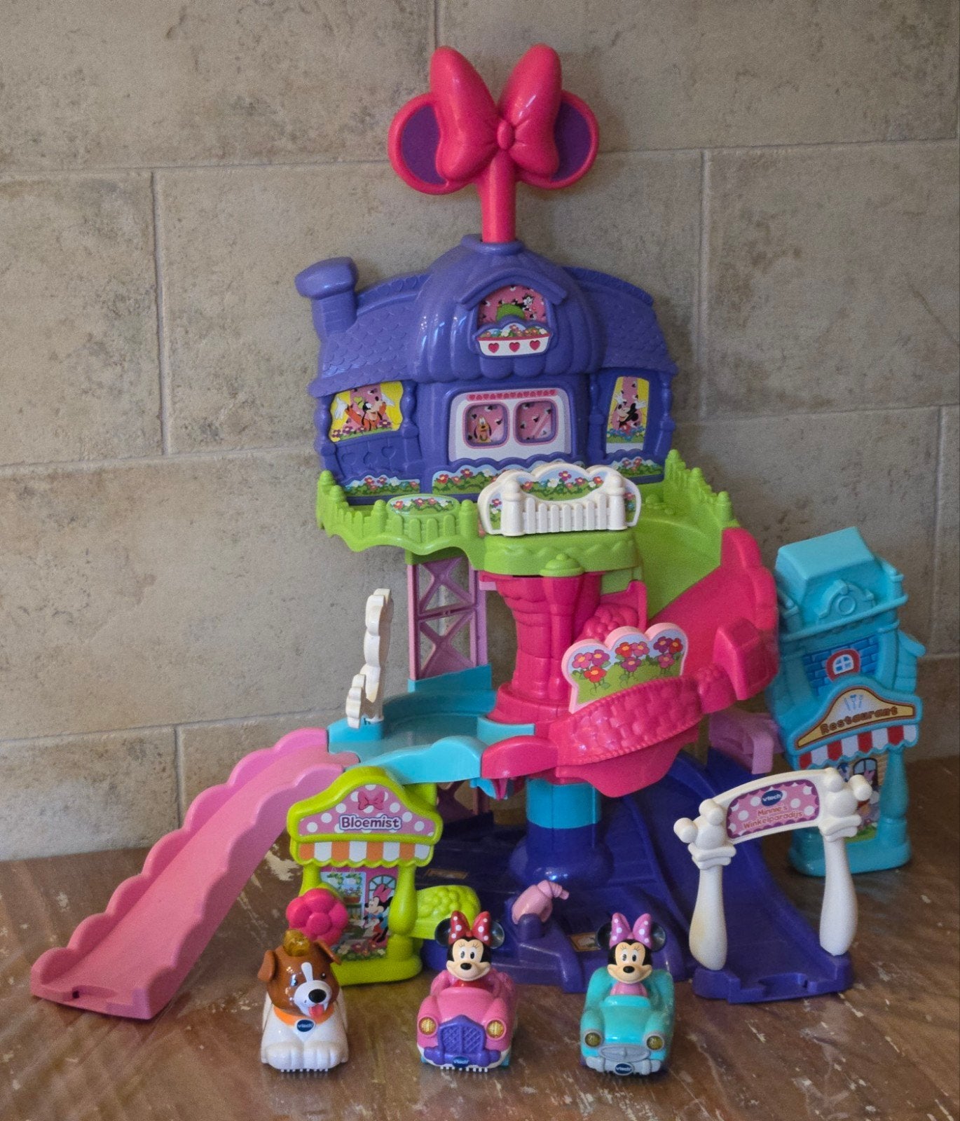 VTech Toet Toet Auto's Minnie's Winkelparadijs, Ophalen of Verzenden, Zo goed als nieuw, Met licht