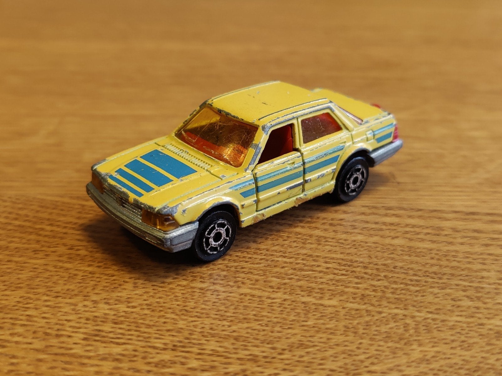 Majorette Honda Accord GEEL, Ophalen, Zo goed als nieuw, Auto