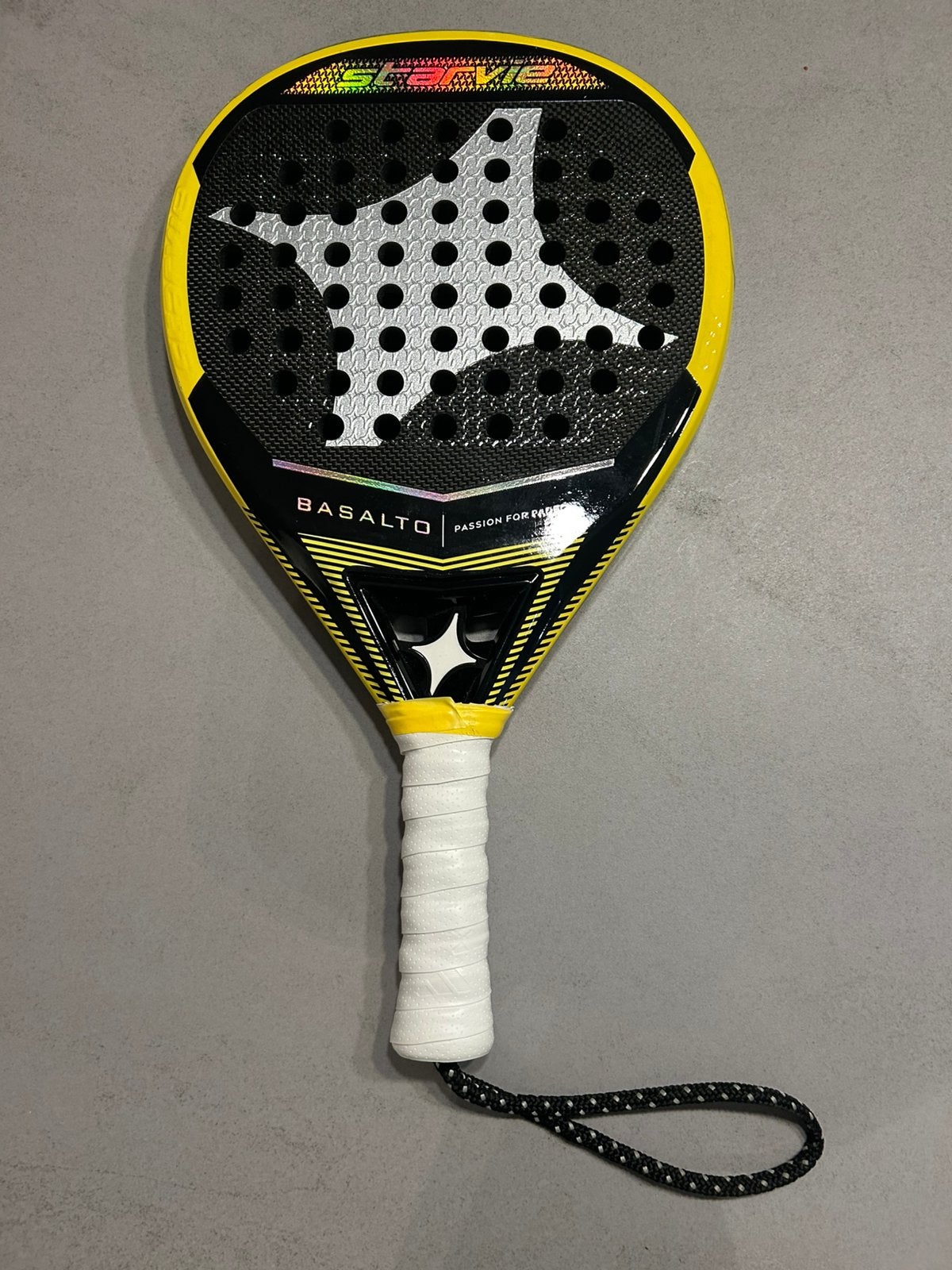 StarVie Basalto Soft 30 – carbon/basalt padelracket m, Ophalen of Verzenden, Gebruikt