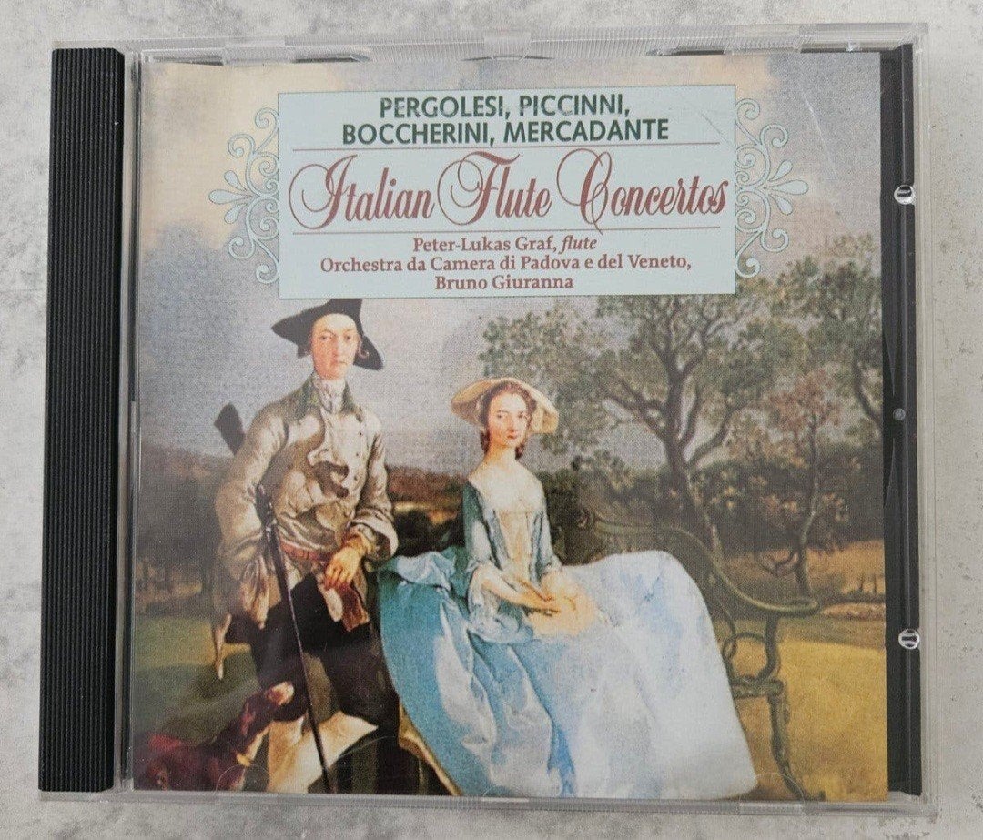 5 klassieke CD's: Flute Concertos (Fluitconcerten), Cd's en Dvd's, Ophalen of Verzenden, Barok, Zo goed als nieuw, Orkest of Ballet