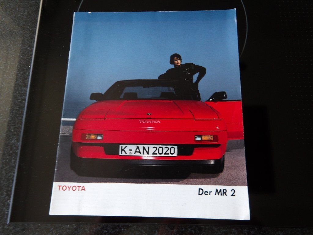 Toyota MR2 brochure - Der MR 2, Toyota, Ophalen of Verzenden, Zo goed als nieuw, Toyota