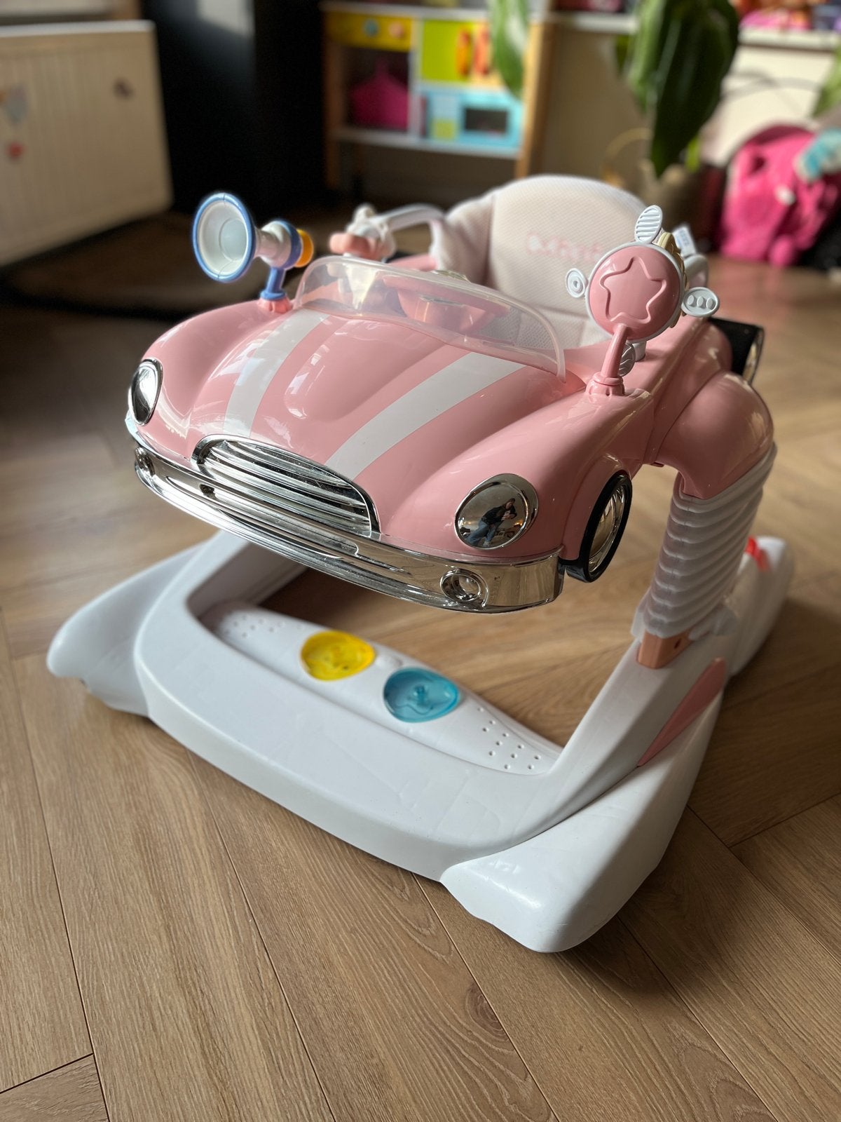 KEES Vliegende Hollander Loopstoel - Roze, Ophalen, Gebruikt, Auto, Met licht