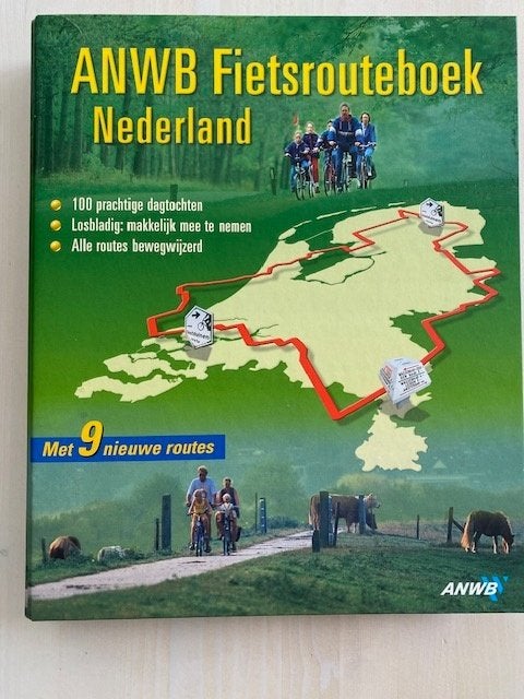 Fietsroute boek Nederland, ANWB, Ophalen of Verzenden, Zo goed als nieuw, Overige onderwerpen