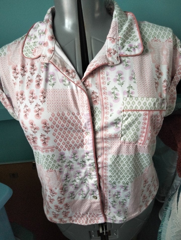 ZGAN Pyjama Laura Ashley maat L, Ophalen of Verzenden, Zo goed als nieuw, Maat 42/44 (L)