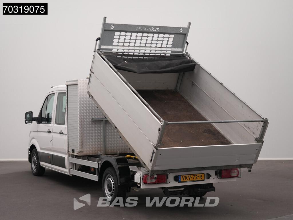Volkswagen Crafter 140pk Kipper Dubbel Cabine met Kist Trekh, Gebruikt, Euro 6, 4 cilinders, Volkswagen