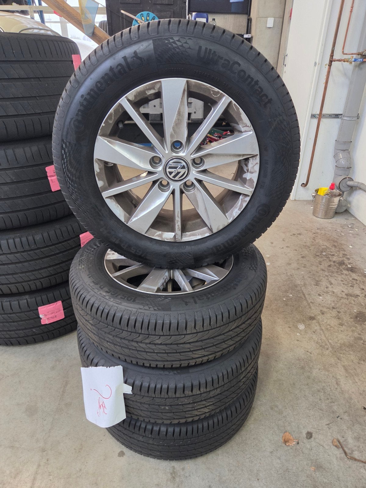 Originele VW Golf 7 Sportsvan wielen met goed profiel, Ophalen, Gebruikt