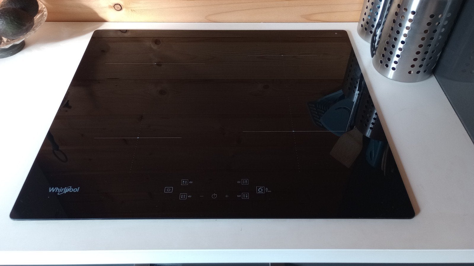 Whirlpool inbouw kookplaat, Zo goed als nieuw, Inbouw, Inductie, 4 kookzones