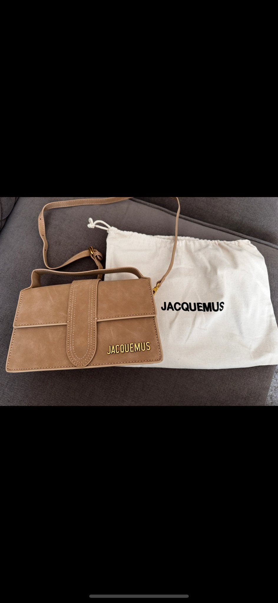 Jacquemus  tas in crème. NIEUW!!, Ophalen of Verzenden, Zo goed als nieuw, Beige, Handtas