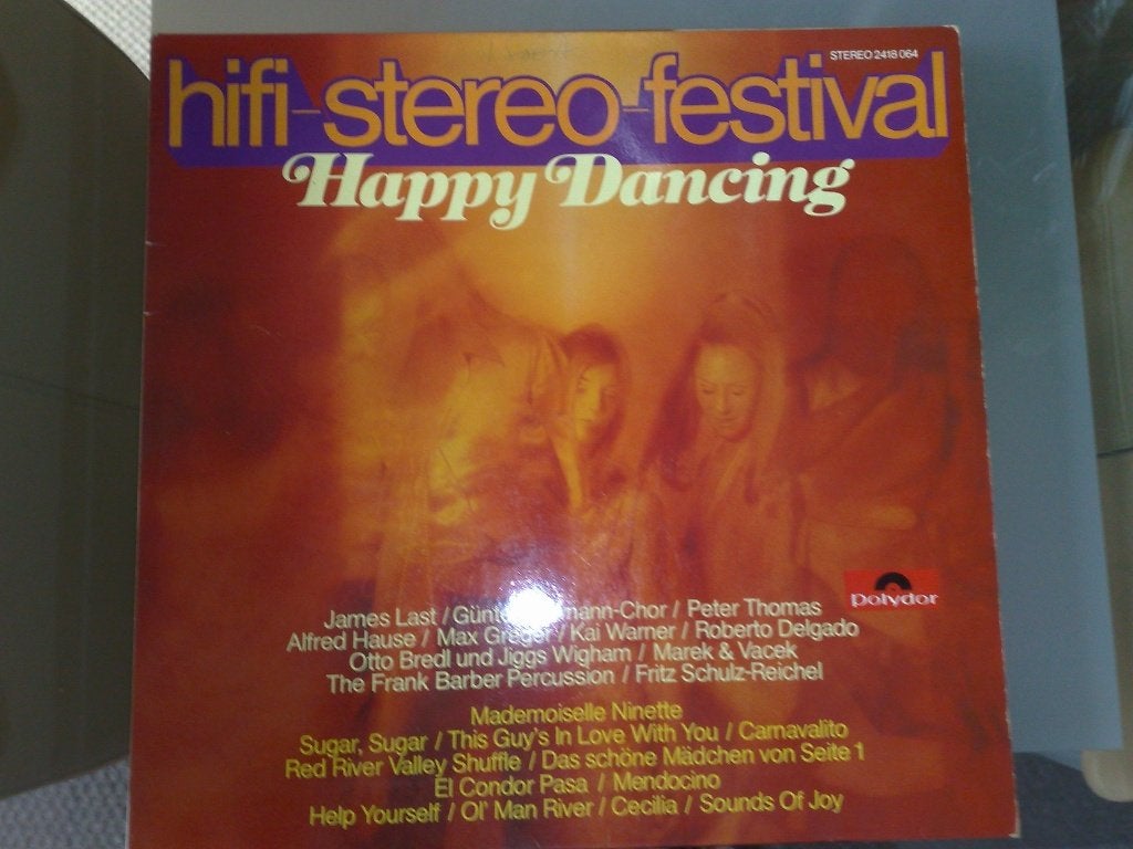Hifi-stereo-festival - happy dancing, Cd's en Dvd's, Ophalen of Verzenden, Zo goed als nieuw, 12 inch, LP