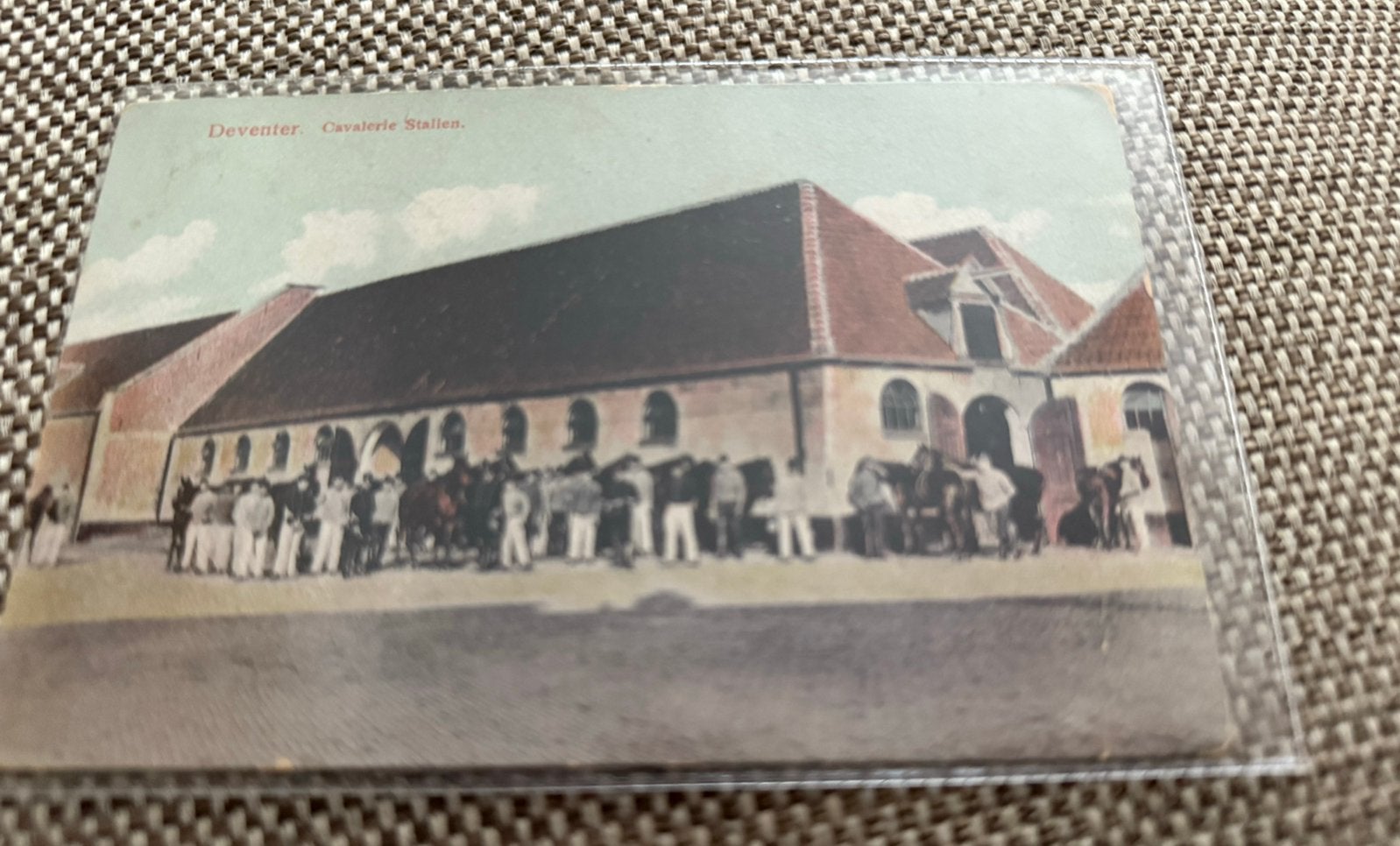 Zeldzame Deventer Cavalerie Stallen – paarden 1907, Ophalen of Verzenden, Voor 1920, Overijssel