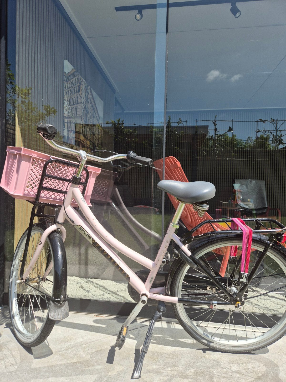 Sparta Pick-Up Meisjesfiets - Roze, Ophalen, Terugtraprem, Sparta, Minder dan 47 cm