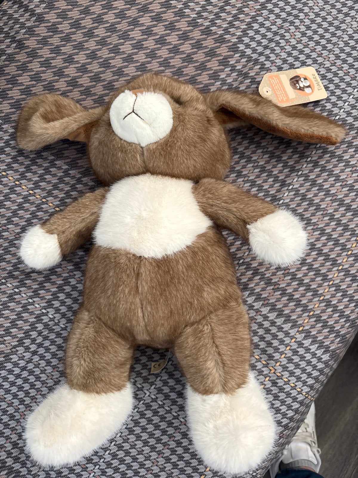 Timare Konijn Knuffel - Zo goed als nieuw, Overige merken, Overige karakters, Konijn, Ophalen of Verzenden