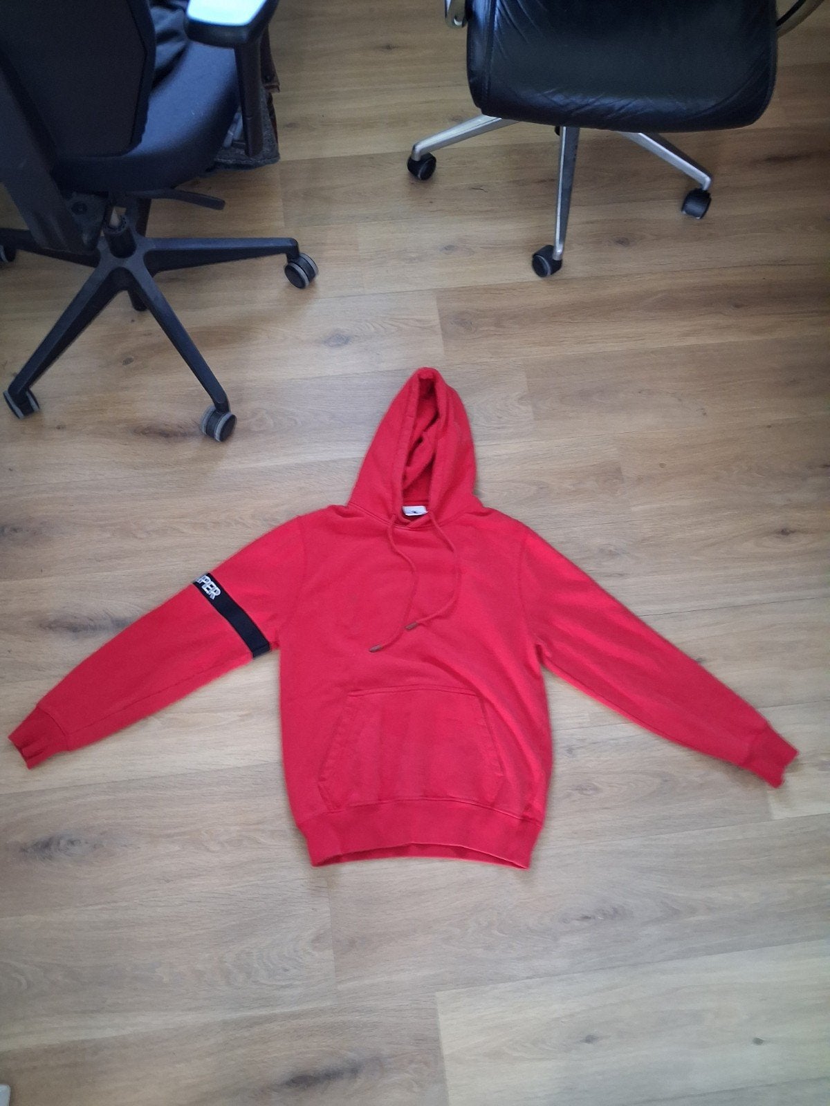 Daily Paper Captain Hoodie Rood Maat S, Ophalen of Verzenden, Zo goed als nieuw, Daily Paper, Rood