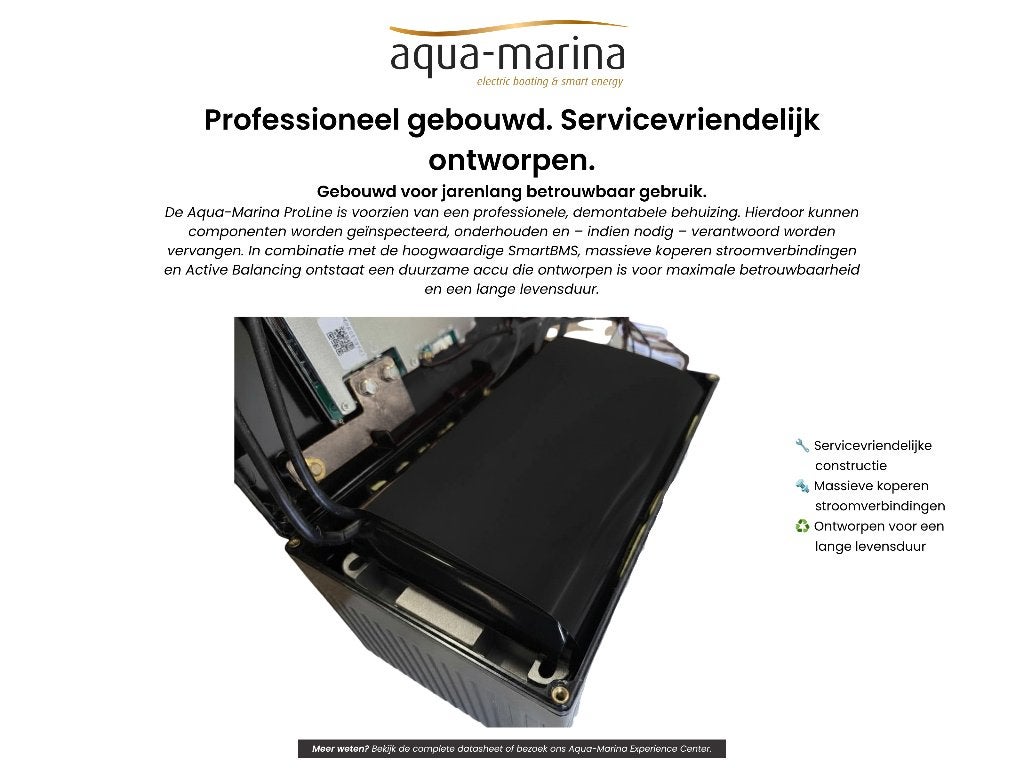 ProLine 100Ah LiFePO4 ECE R10 Bluetooth WiFi Self-Heating, Auto-onderdelen, Accu's en Toebehoren, Info@aqua-marina.nl, Aqua-Marina.NL