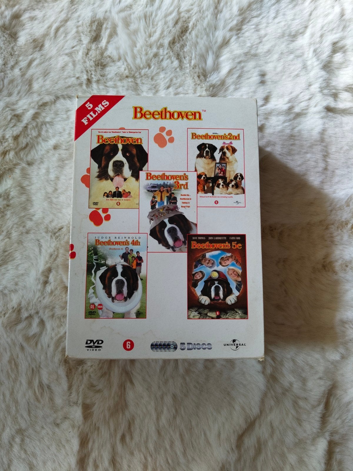 Beethoven 5 films dvd box, Ophalen, Actiekomedie, Alle leeftijden, Nederlands