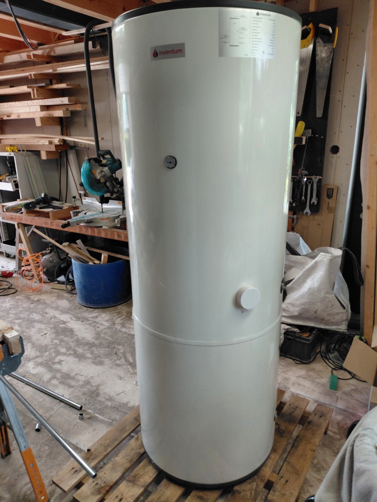 Nieuwe Inventum MaxTank IB 500 liter RVS boiler (50 kW), Doe-het-zelf en Verbouw, Geisers en Boilers, 100 liter of meer, Nieuw