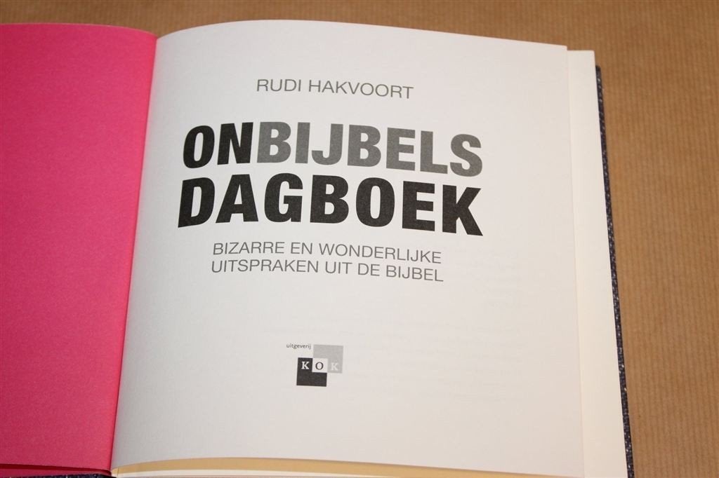 Onbijbels Dagboek — Bizarre & Wonderlijke Bijbelteksten, Ophalen of Verzenden, Zo goed als nieuw