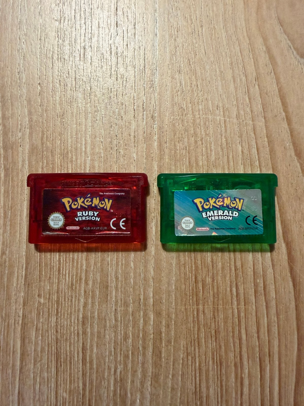 Pokémon Ruby en Emerald Version Game Boy Advance, Spelcomputers en Games, Gebruikt, 1 speler, Ophalen of Verzenden, Role Playing Game (Rpg)