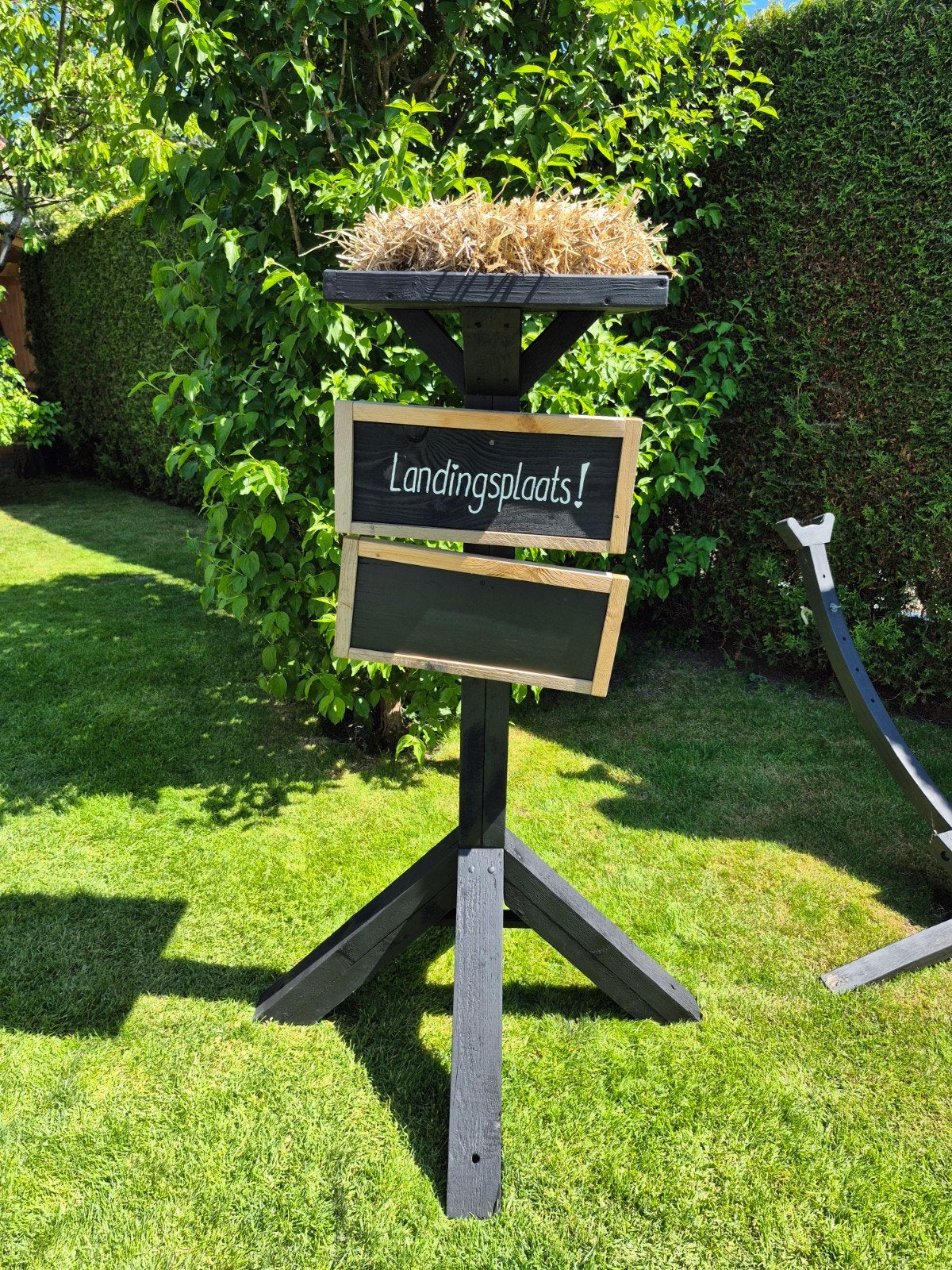 TE HUUR Ooievaar op nest/ooievaarspaal complete pakket!, Ophalen, Zo goed als nieuw, Kraamcadeau