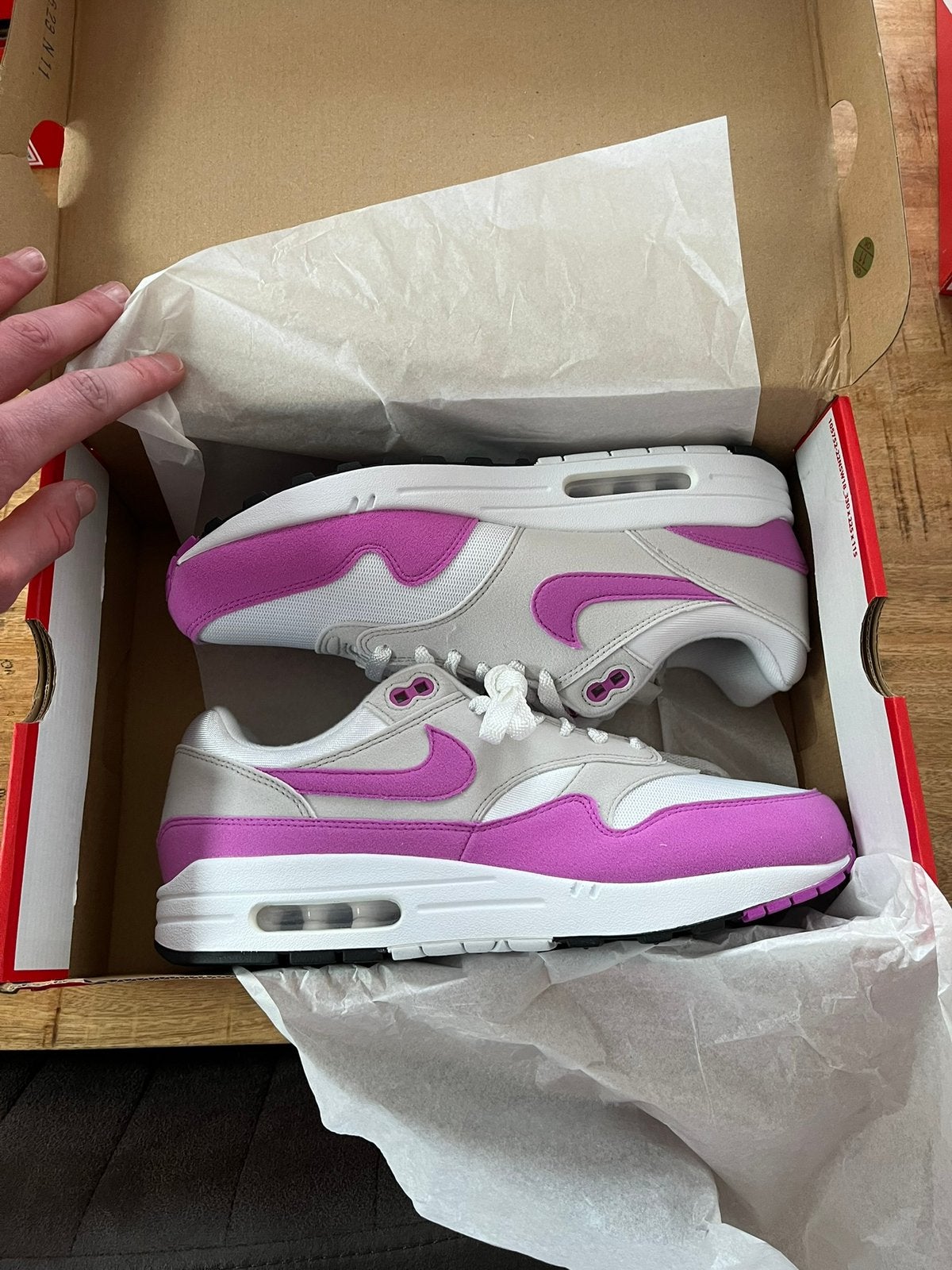 Air max 1 fuchia, Ophalen of Verzenden, Zo goed als nieuw, Overige kleuren