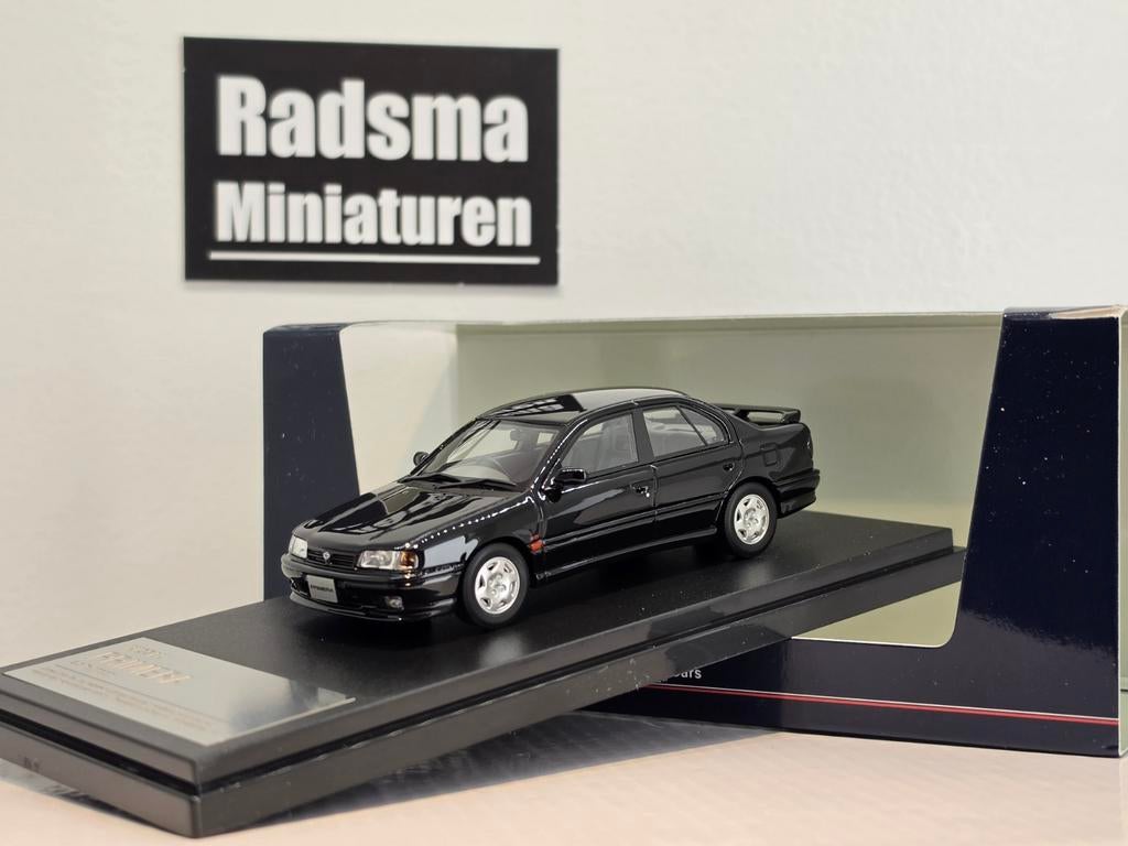 Nissan Primera P10 - Zwart - 1:43 Hi-Story, Hobby en Vrije tijd, Overige merken, Auto, Nieuw, Ophalen of Verzenden