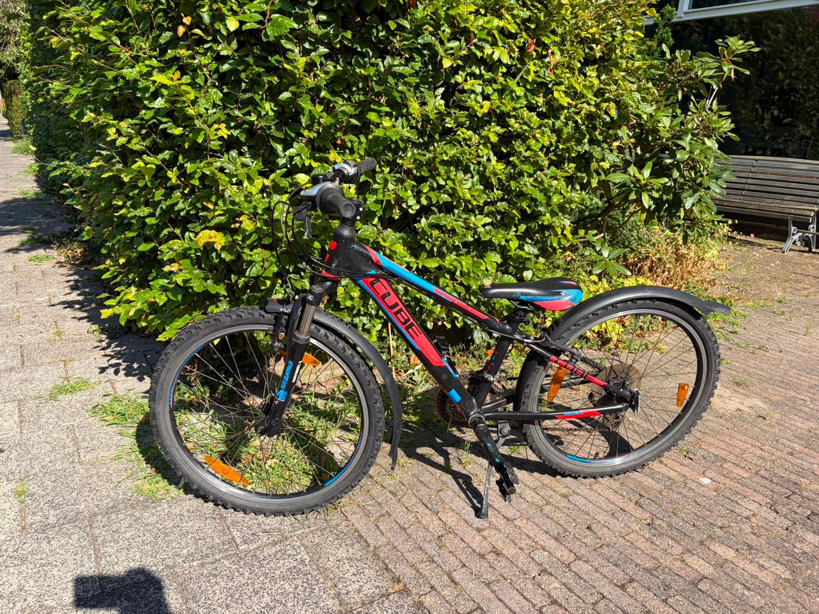 Cube 24 inch kinderfiets / mountainbike - verende voorvork, Fietsen en Brommers, Fietsen | Mountainbikes en ATB, Minder dan 45 cm