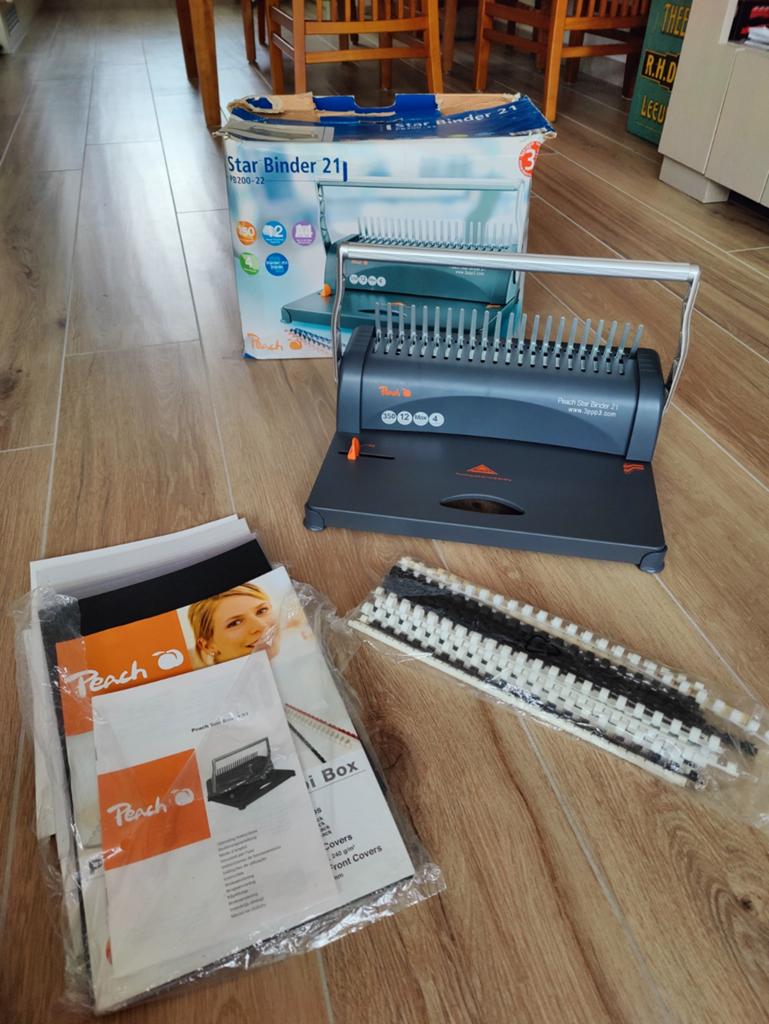 Bind apparaat, Diversen, Schrijfwaren, Ophalen, Zo goed als nieuw