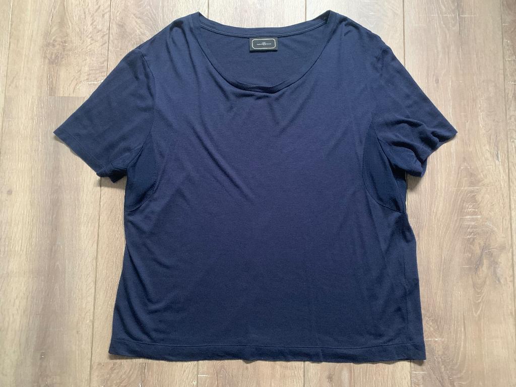 By Malene Birger t-shirt ronde hals blauw S/36 - M/38, Kleding | Dames, T-shirts, Zo goed als nieuw, Maat 36 (S), Verzenden, Blauw