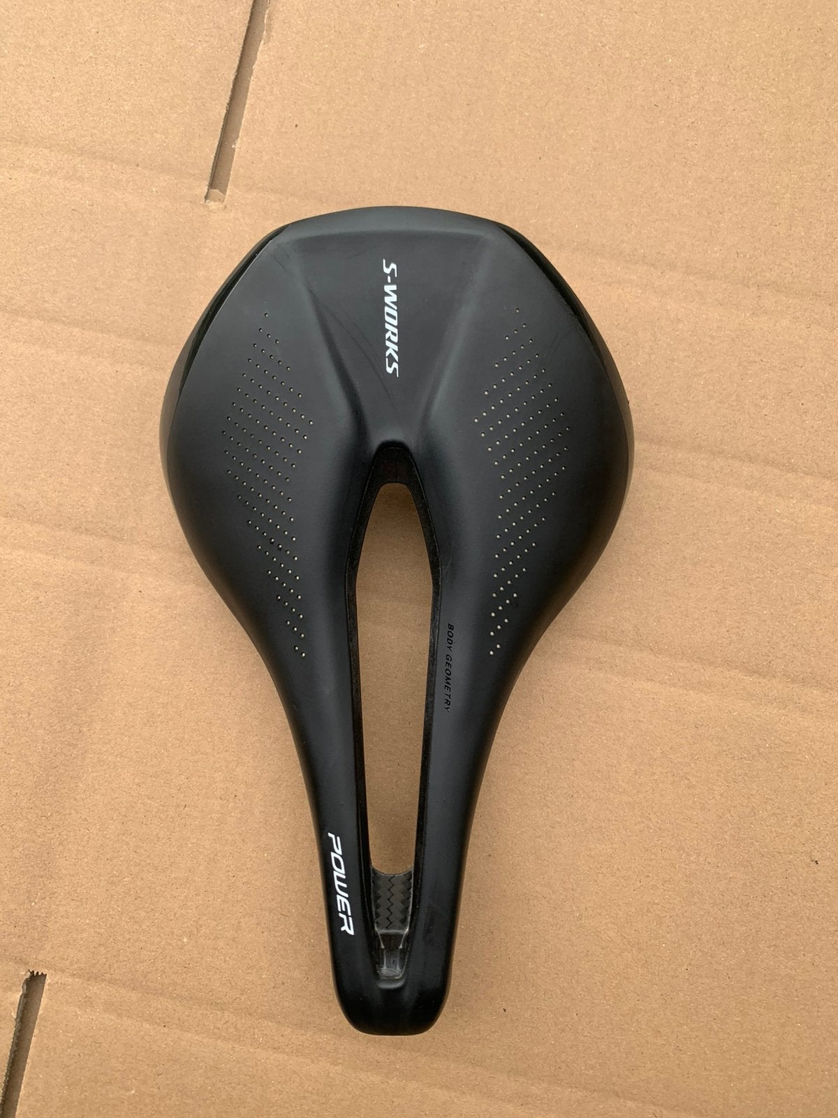 Specialized S-Works zadel met carbonrail 143 mm, Fietsen en Brommers, Ophalen of Verzenden, Zo goed als nieuw, Zadel, Carbon