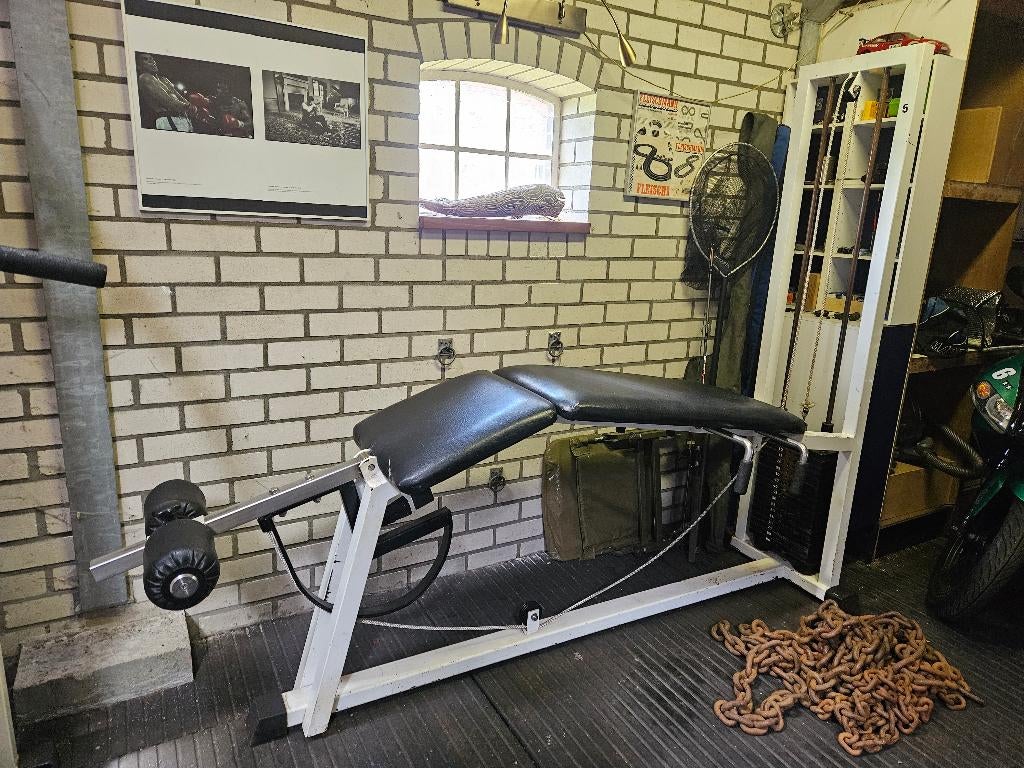 Leg Curl Apparaat 100 KG, Ophalen, Gebruikt, Benen, Overige typen