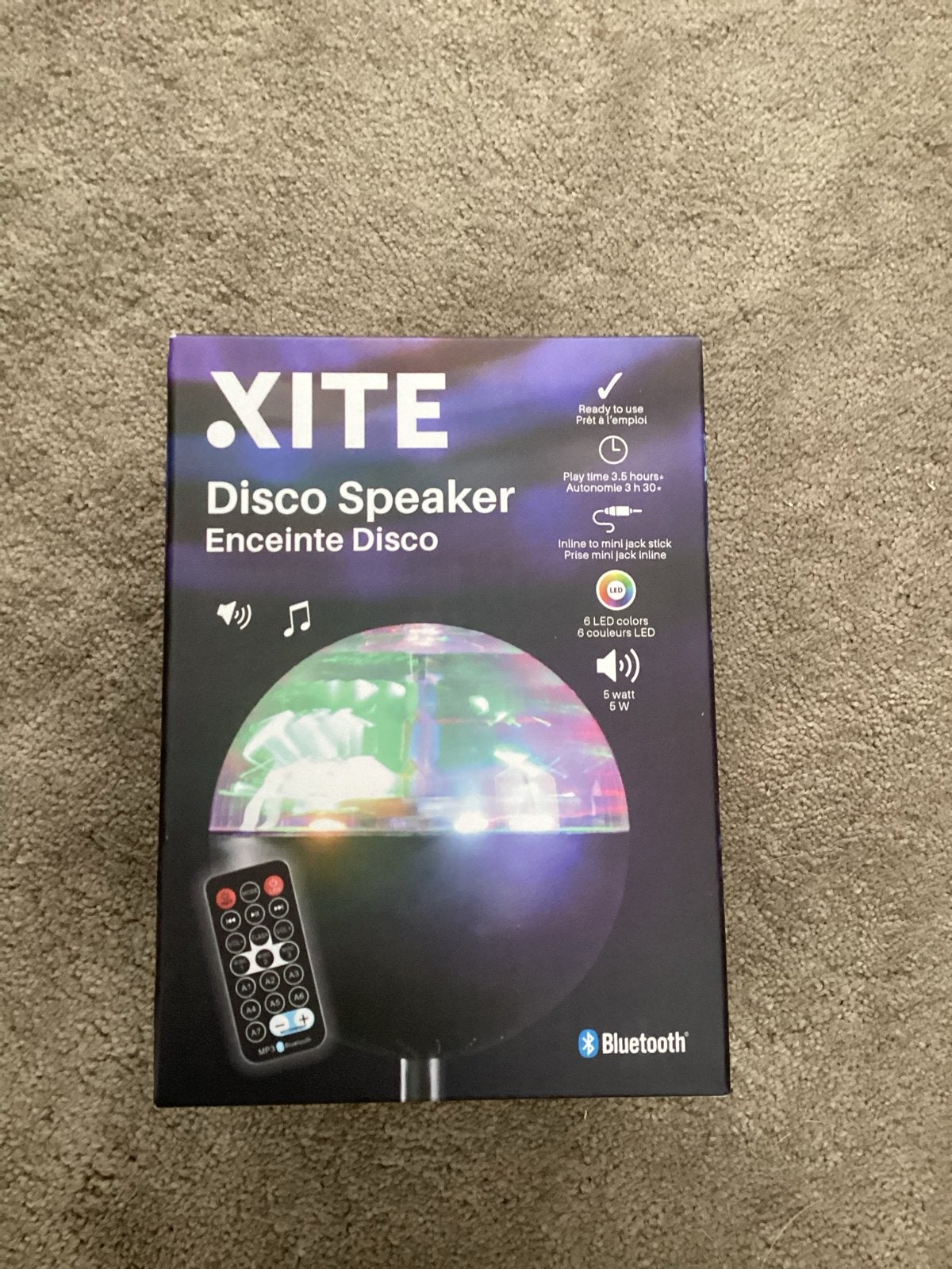XITE Disco Speaker met Bluetooth en LED-lichteffecten, Overige merken, ., Party speaker, Nieuw