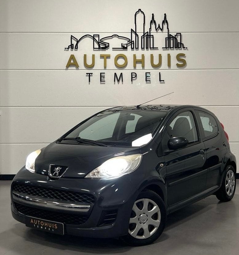 Peugeot 107 1.0-12V XS Nap Automaat Airco 5Deurs Isofix Cent, Auto's, Stof, Gebruikt, 4 stoelen, 68 pk