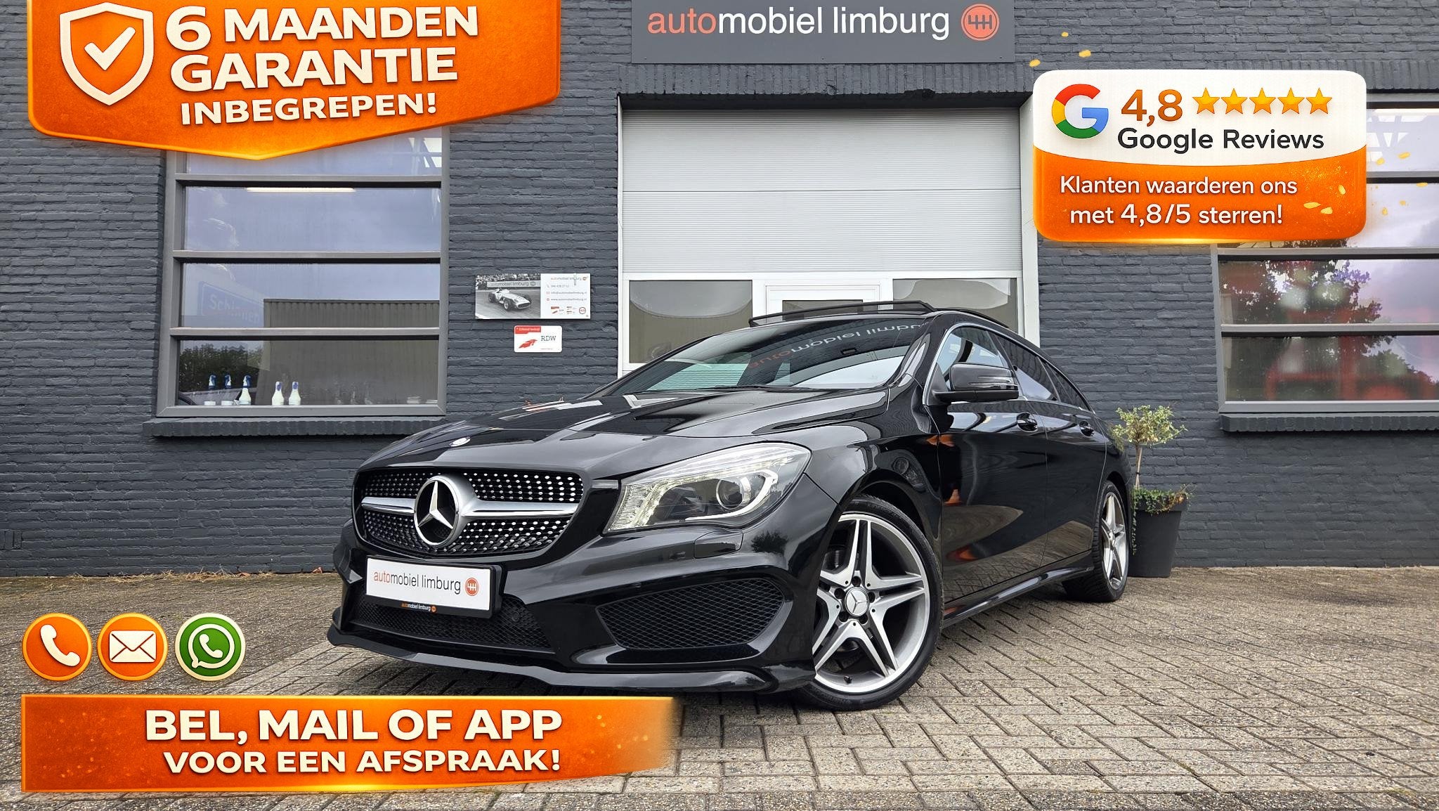 Mercedes-Benz CLA-klasse Shooting Brake 180 AMG Line | DYNAM, Auto's, CLA, Gebruikt, Euro 6, 4 cilinders