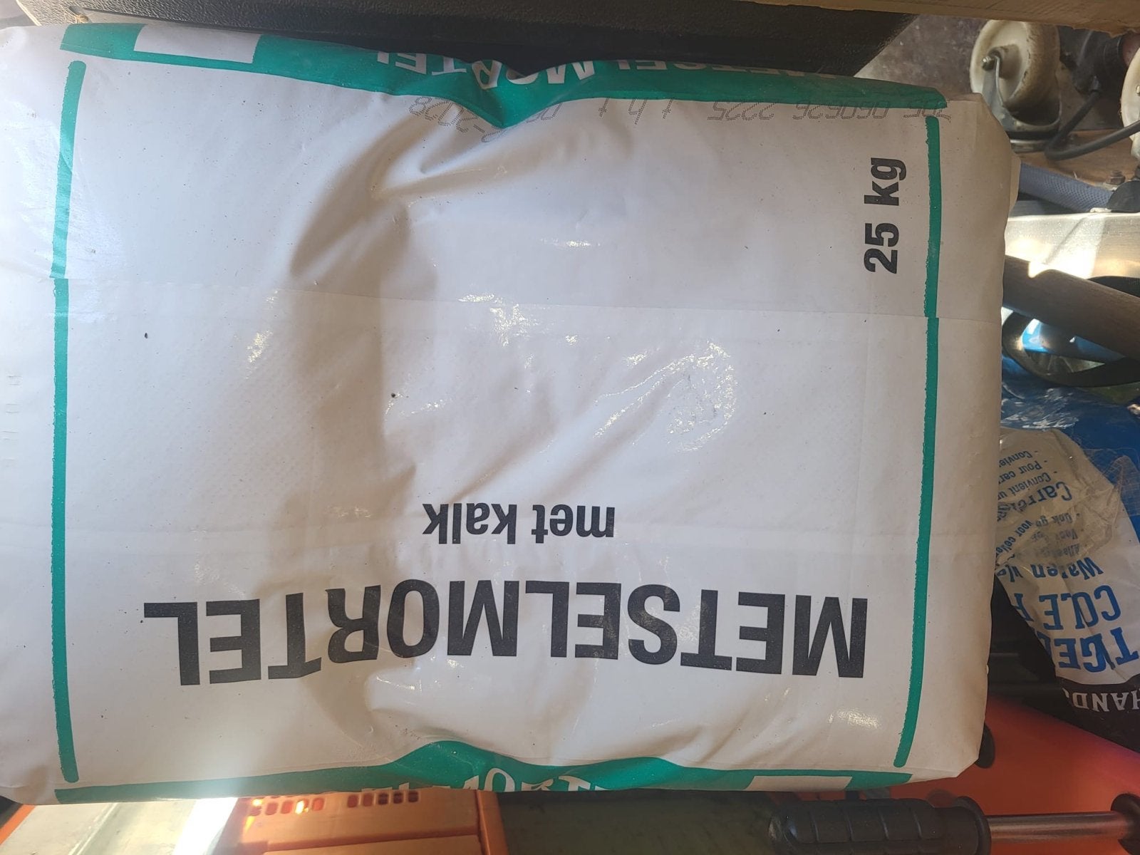 3 dichte zakken metselmortel van Hornbach, 25 kg per zak, Ophalen, Nieuw, Overige typen