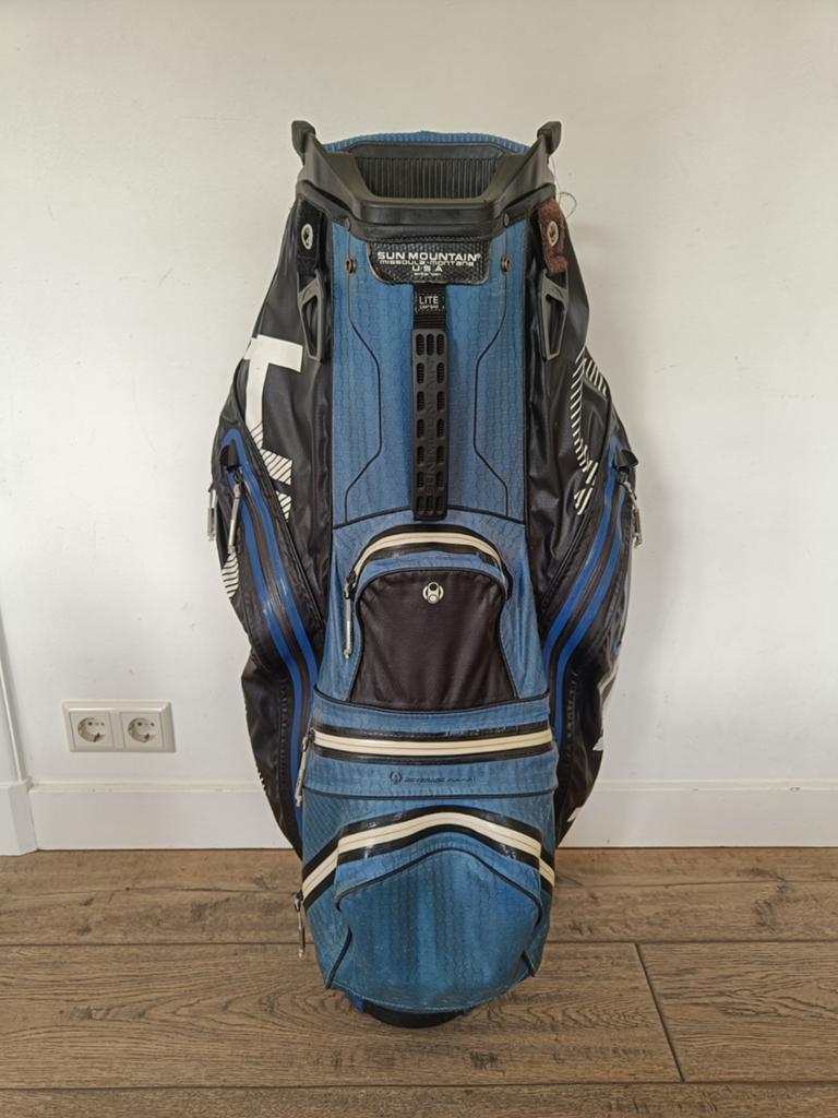 Sun Mountain Lite H2NO Golftas Cartbag waterdicht, Sport en Fitness, Golf, Ophalen of Verzenden, Gebruikt, Tas, Overige merken