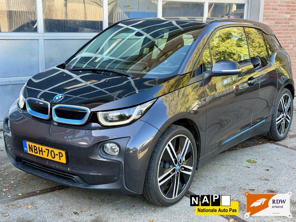 BMW i3 Range Extender Comfort Advance,LEDER,NAVI,CRUISE,CLIM, Automaat, Dealer onderhouden, Gebruikt, Zwart