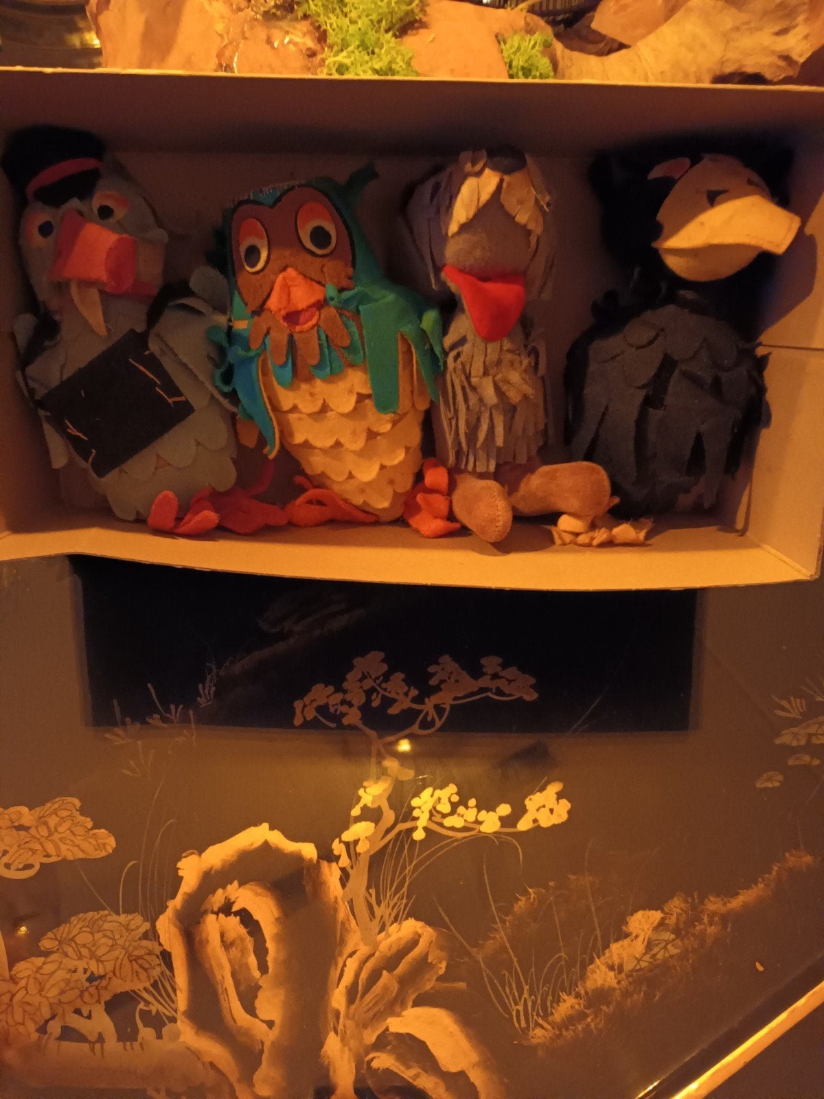 Meneer de Uil en vrienden handpoppen - De Fabeltjeskrant, Ophalen, Gebruikt, Overige merken, Overige typen