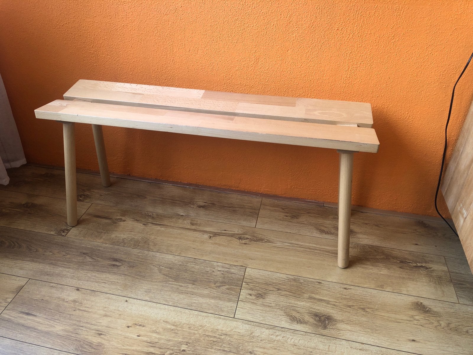 Bankje voor binnen, Ophalen, Minder dan 75 cm, Rechte bank, Minder dan 150 cm