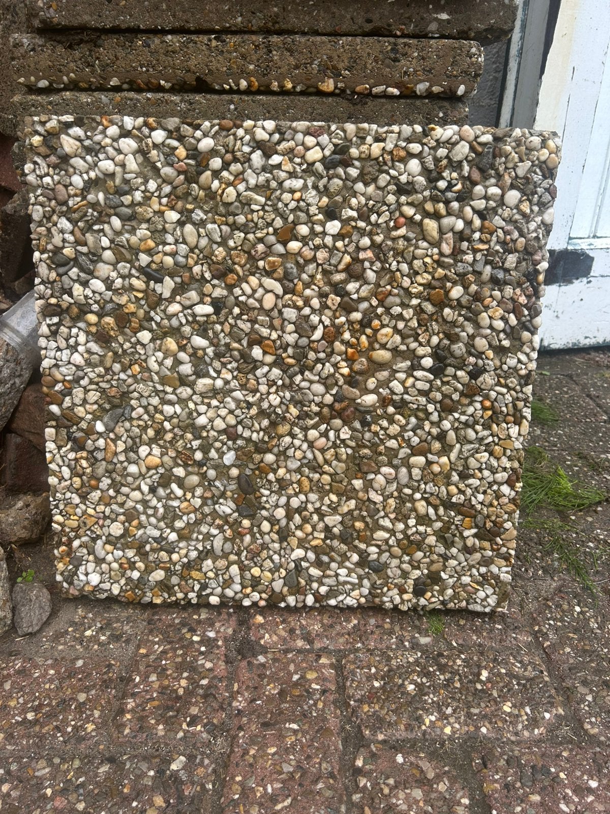 Gratis 20 gewassen grind tegels 50 x 50 cm, Tuin en Terras, Ophalen, Gebruikt, Multi, Overige typen