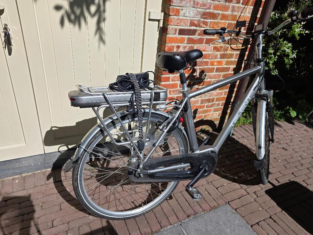 Elektrische fiets heren, Fietsen en Brommers, Elektrische fietsen, Gebruikt, 51 tot 55 cm, 30 tot 50 km per accu, Ophalen