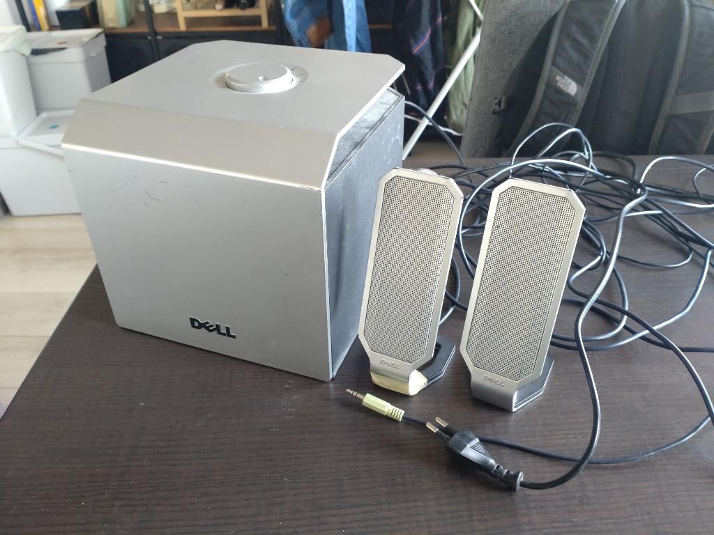 Dell Zylux A525 2.1 Speakerset met Subwoofer, Computers en Software, Pc speakers, Ophalen, Gebruikt, Audiokanaal 2.1, Dell