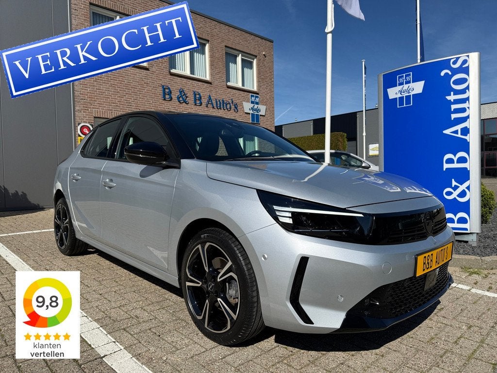 Opel Corsa 1.2 Turbo 100pk Ultimate l PANO-DAK l BLISS l CAM, Voorwielaandrijving, 101 pk, Gebruikt, Leder en Stof