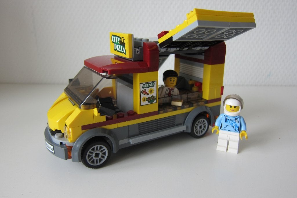 Lego City 60150 Pizza Bestelwagen - niet compleet, Lego, Overige typen, Ophalen of Verzenden, City