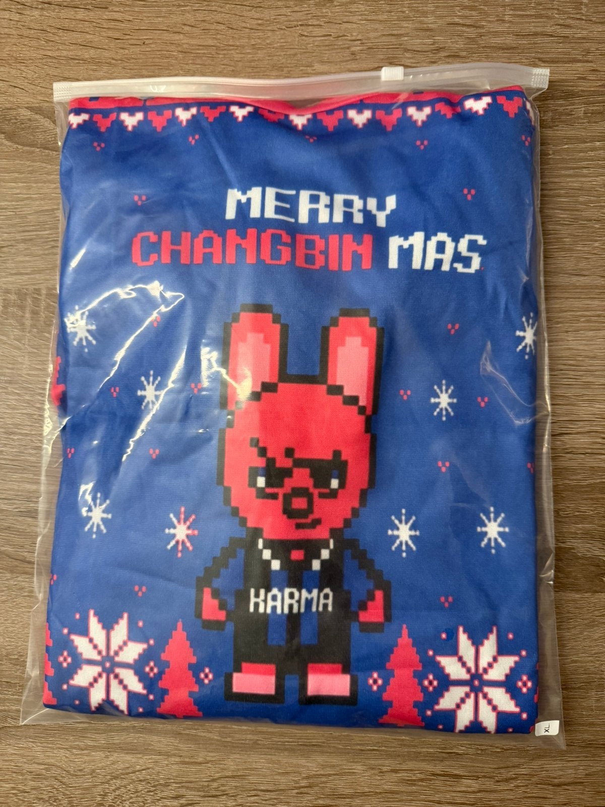Changbin Stray Kids Merry Changbinmas kersttrui maat XL, Ophalen of Verzenden, Nieuw, Kleding