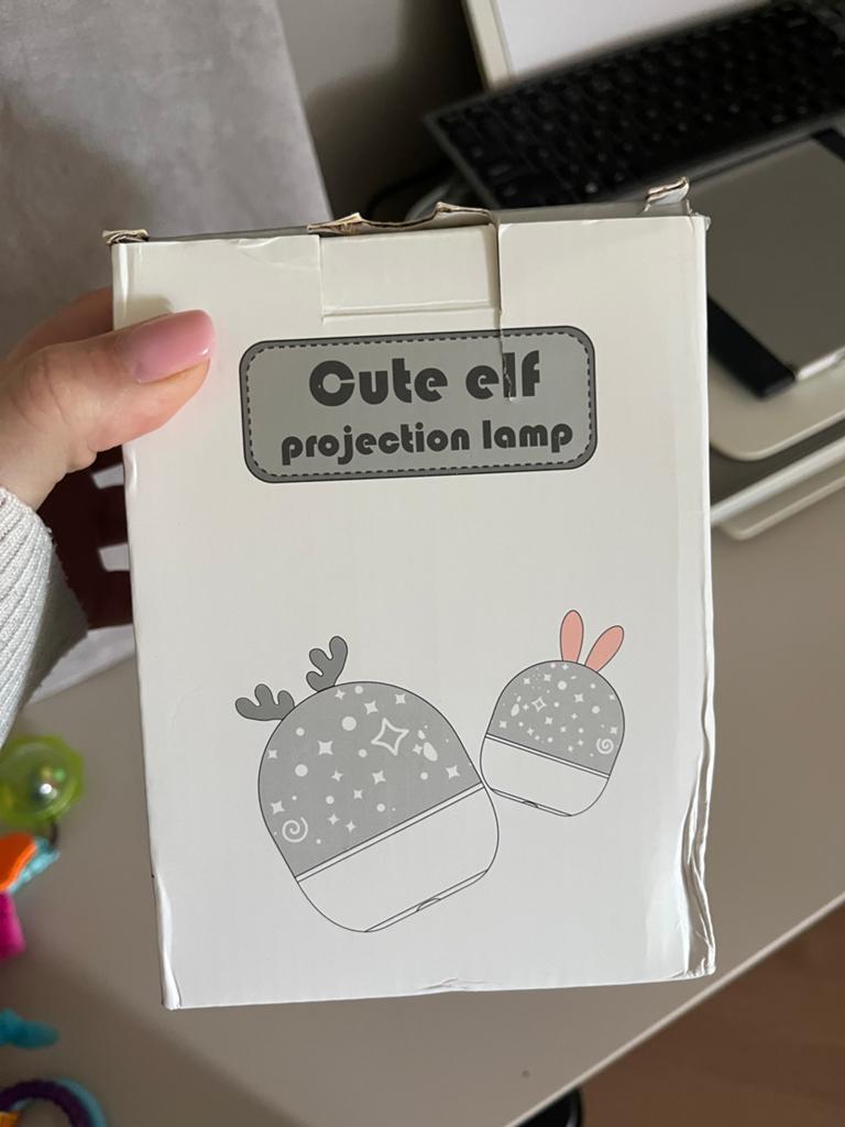 Leuke elf projectielamp - Nachtlampje met muziek, Ophalen of Verzenden, Nieuw