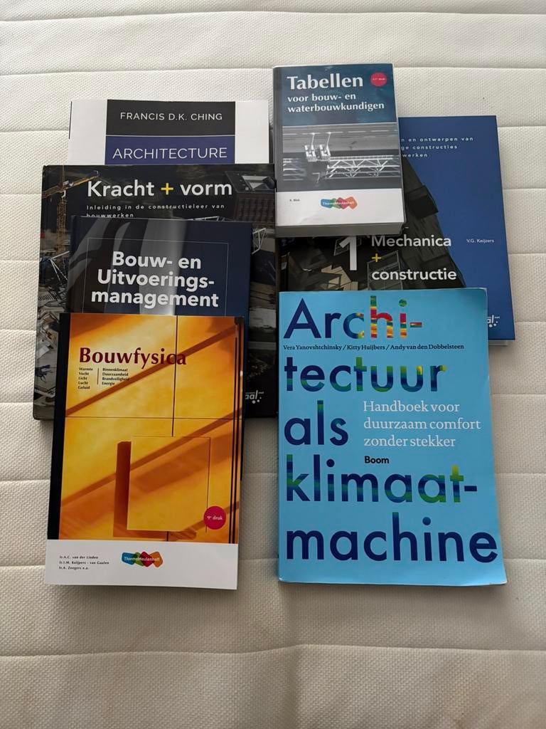 Studieboeken Bouwkunde HBO Jaar 1, Boeken, Ophalen, Beta, Nieuw, HBO