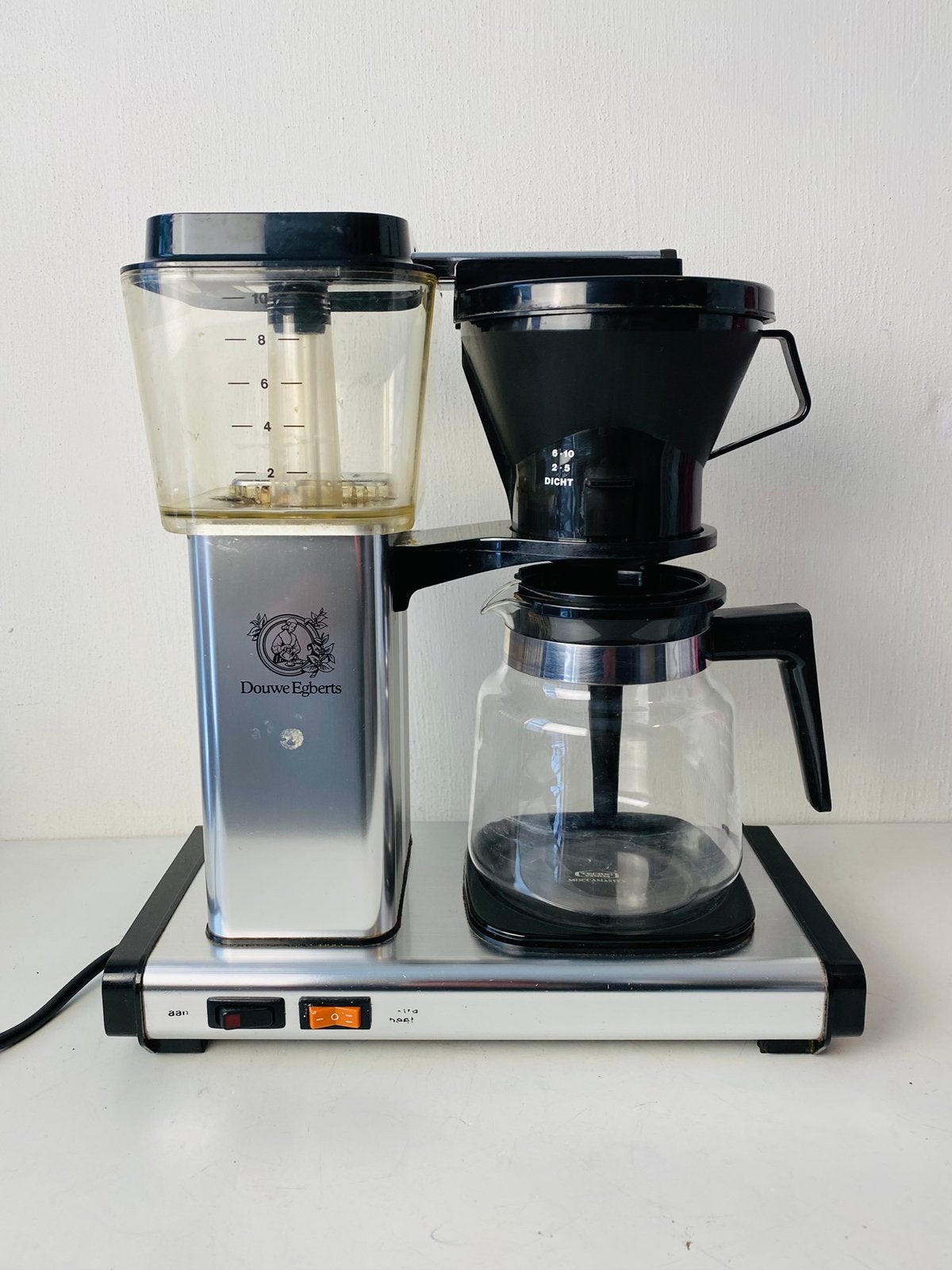 DE Moccamaster koffiezetapparaat van Technivorm, Gebruikt, Verzenden, Koffiemachine, Gemalen koffie