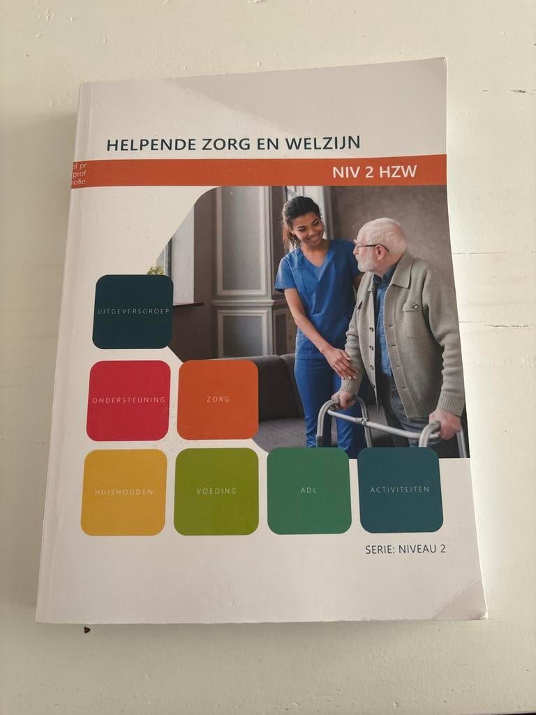 Helpende Zorg en Welzijn NIV 2 HZW Studieboek, Ophalen of Verzenden, Gamma, Gelezen, MBO