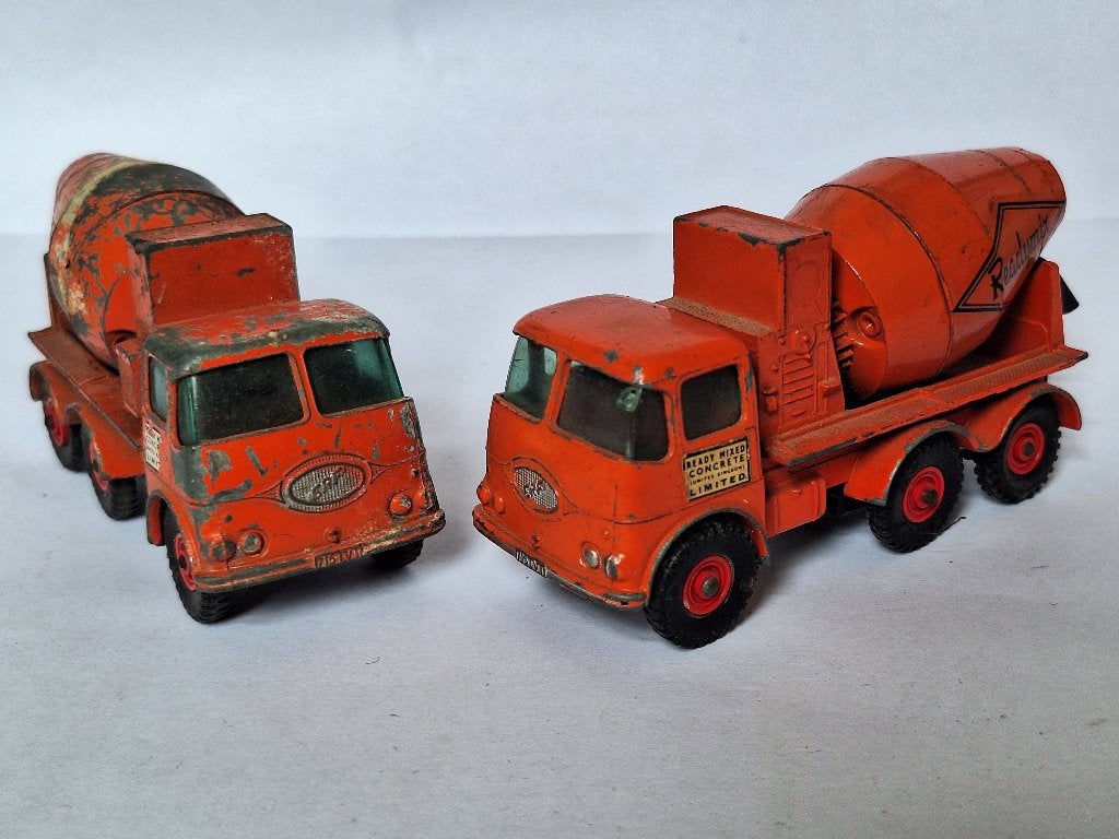 Lesney No 13 ERF betonmixer by Matchbox, Ophalen of Verzenden, Gebruikt